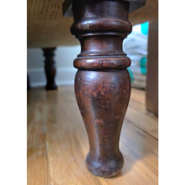 Wood Late 19th Century Victorian Mahogany Bridgerton Vibe Fainting Couch Chaise Lounge For Sale - Image 7 of 7