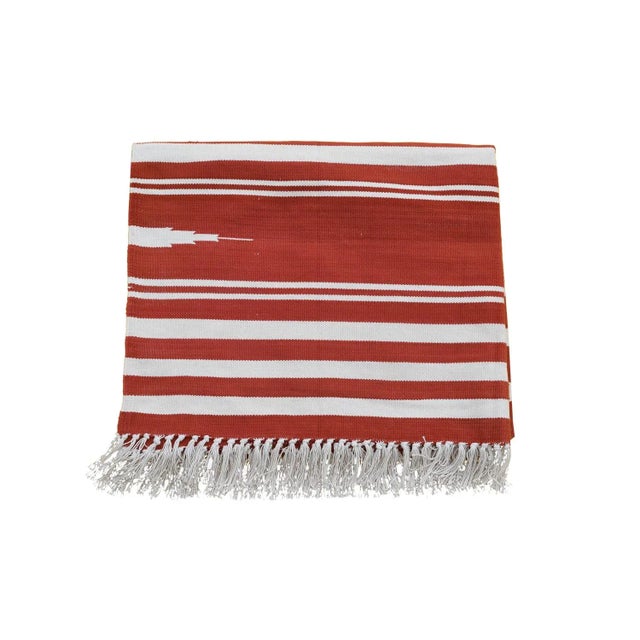 Casa Cosima Milla Rug, 13x18, Brick Red For Sale - Image 4 of 5