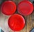 Late 20th Century Late 20th Century Waechtersbach Fun Factory Freestyle Red-Cherry Coupe Dinner Plates, Made in Spain - Set of 6 For Sale - Image 5 of 9