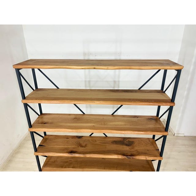 Brown Mid-Century Modern Walnut Bookcase For Sale - Image 8 of 10