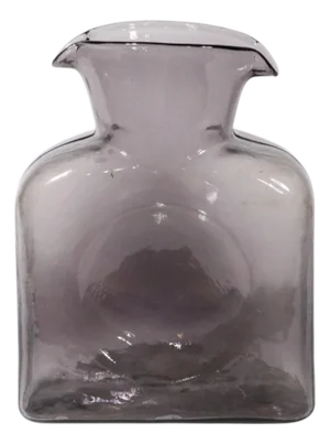 Mid 20th Century Blenko Double Spout Water Bottle in Amethyst Glass