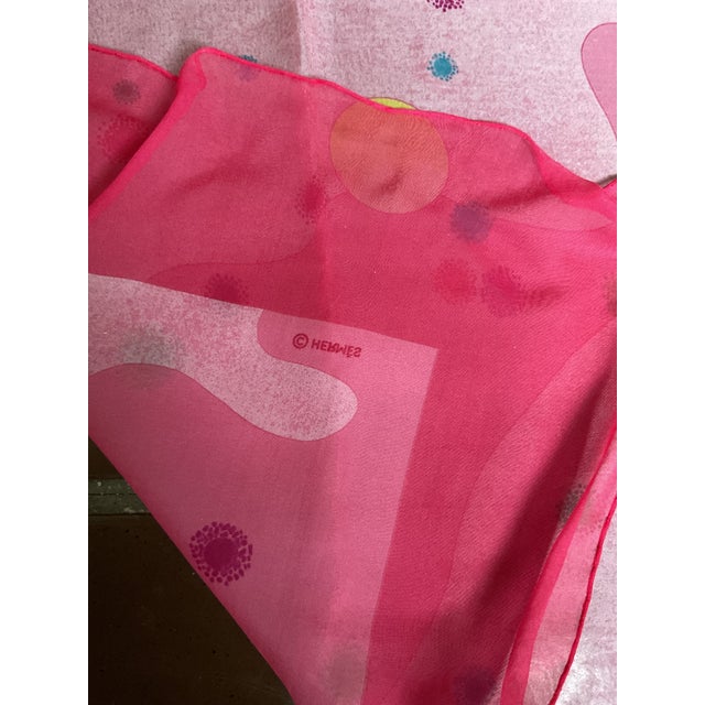 Hermès 1990s Hermés La Voie Lacrée (Milky Way) Scarf For Sale - Image 4 of 12