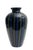 Murano Glass Vase in Black with Green and Blue Lines, Italy, 1970s For Sale - Image 3 of 5