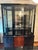 Late 20th Century Dark Brown China Cabinet / Armoire For Sale - Image 5 of 5
