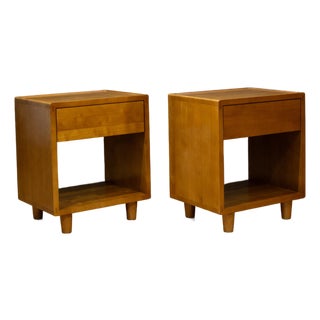 Thuma Classic Oak Nightstands-Pair For Sale