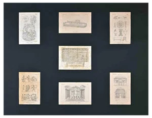 Etruscan and Roman Costumes, Original Etching, 17th-Century