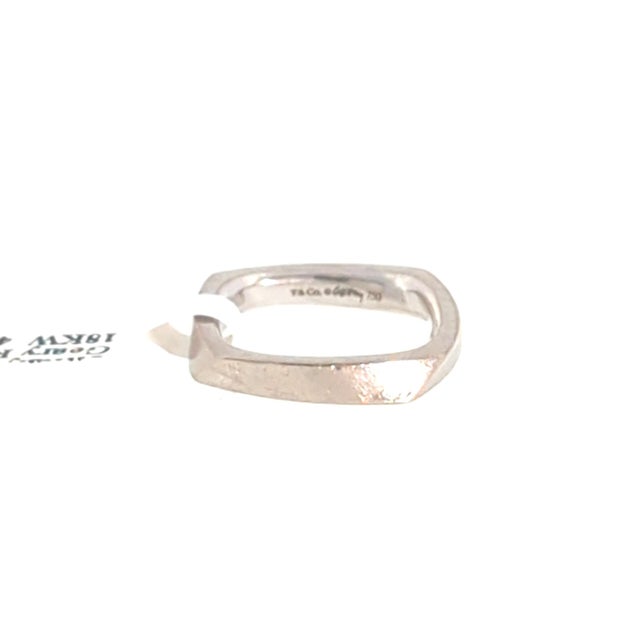 Contemporary Tiffany & Co Frank Gehry 18k Gold Torque Square Ring For Sale - Image 3 of 3