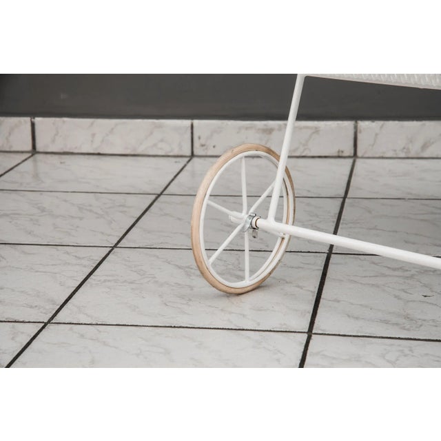 Serving Cart with 3 Bottle Holders, Vienna, 1950s For Sale - Image 13 of 18