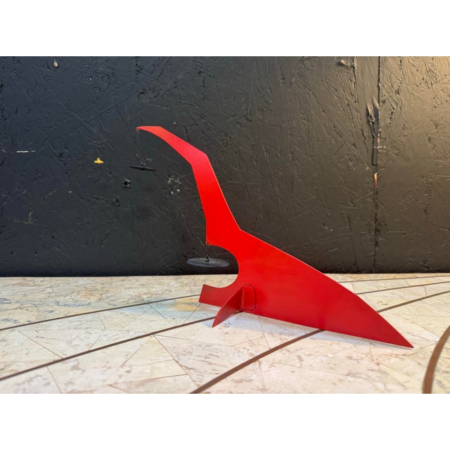 Vintage Mobile Sculpture Signed by Graham Sears Dimensions:15.5”w x 3.5”d x 8”h Condition:great used condition and please...