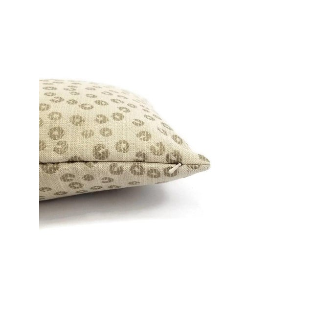 Lee Industries Nickels in the Color Taupe Lumbar Pillow Cover 13.5" X