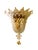 Wall Lighting in Gold Glass Murano by Barovier & Toso, Italy, 1980, Set of 2 For Sale - Image 3 of 10