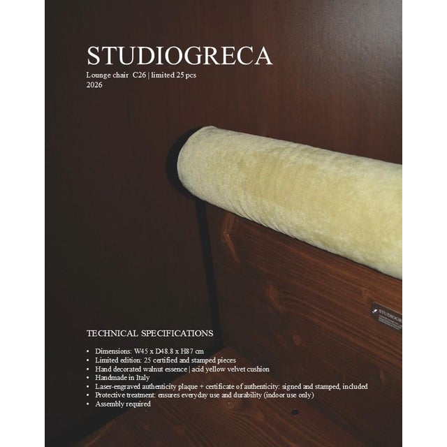 C26 Chair from Studio Greca For Sale - Image 10 of 12