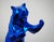 Plastic Blue Resin Standing Bear from Richard Orlinski For Sale - Image 7 of 8
