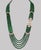 300 Carat 5-Strand Emerald Necklace with 4.8 Carat Diamond & Enamel in 14k Gold For Sale - Image 16 of 18