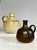 Set of two hand-thrown studio ceramic vases by Rudi Stahl, Höhr-Grenzhausen, Germany, dating from the 1970s. The larger...