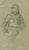 Ernest Crofts RA, Resting Soldier Study, Waterloo, Late 19th Century, Graphite Drawing For Sale - Image 3 of 5