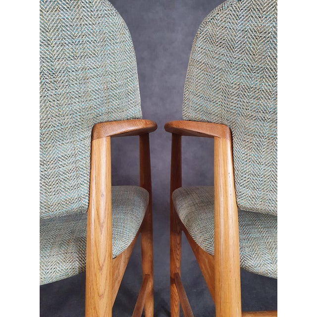 Set of Chairs by Aksel Bender Madsen & Ejner Larsen for Fritz Hansen, 1960s For Sale - Image 10 of 14