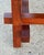 Modern Attributed to Gerrit Rietveld 1917 Designed Red and Blue Chair Studio Reproduction 1960s Rosewood For Sale - Image 3 of 6