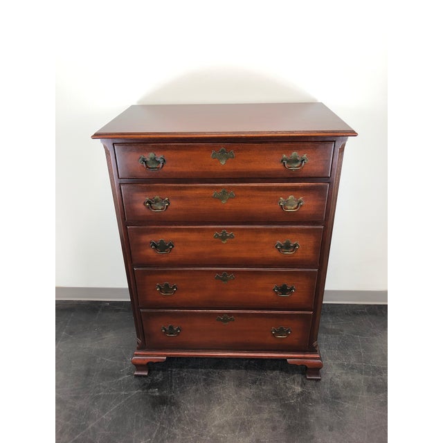 Vintage Kindel Oxford Mahogany Chippendale Chest of Drawers Chairish