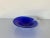 1980s Mats Jonasson Sweden Art Glass Blue Magic Bowl, Signed For Sale - Image 5 of 12