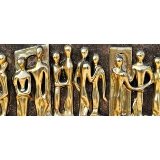 1960s Lovers Huge Brutalist Fiberglass Wall Sculpture Espada for Finesse Originals Mad Men For Sale - Image 15 of 16