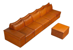 Sofa by Alberto Colombi and Gian Paolo Guzzetti Bonzo, 1975, Set of 7