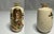 Satsuma Early 20th Century Oriental Cloisonne, Cinnabar & Satsuma Collection: Vase, Cups, Snuff Bottle For Sale - Image 4 of 10
