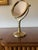 Organic Modern Hammered Brass Table Mirror, France, 1960s For Sale - Image 10 of 11