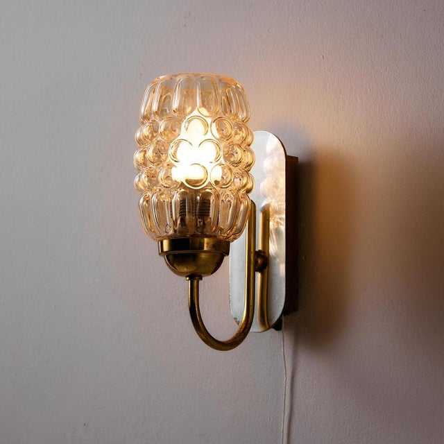 1960s Glass Wall Lamps by Helena Tynell for Limburg, 1960s, Set of 2 For Sale - Image 5 of 12