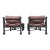 Metal Diego Giacometti Style Neoclassical Lounge Chair With Footstool - a Pair For Sale - Image 7 of 8