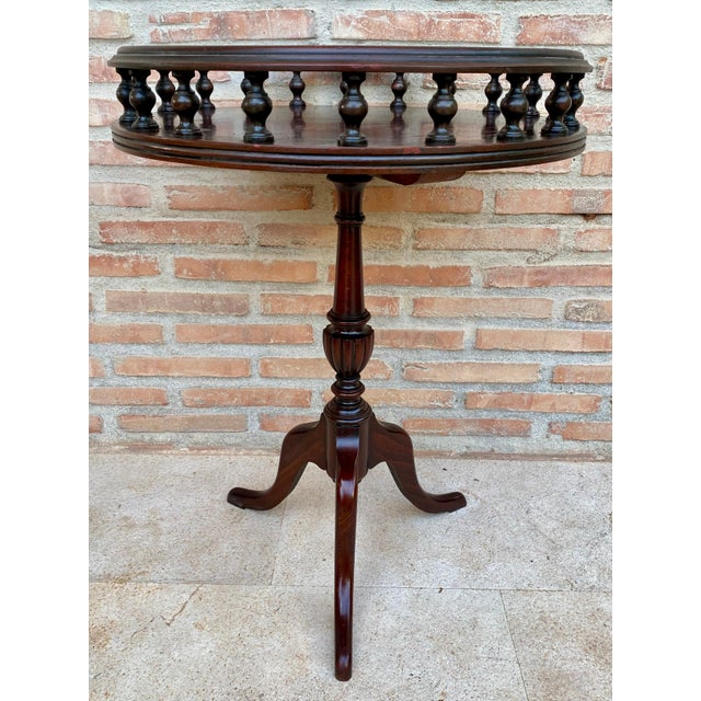 Mid-Century Wood Side Table or Jardinière, 1940s For Sale - Image 16 of 18