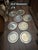 Great looking heavy Silverplated plates. These work beautifully as under plates for a fancy table setting.