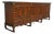 Baker Chinese Style Walnut Credenza Sideboard For Sale