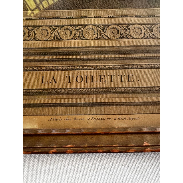 1771 Nicolas Ponce La Toilette Engraving After Pierre-Antoine Baudouin. Historic Hunterian Museum / Glaha 949 Notation For Sale In Pittsburgh - Image 6 of 12