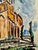 Rustic Henry Emil Salloch Original Watercolor on Paper Romanesque Tower. For Sale - Image 3 of 4