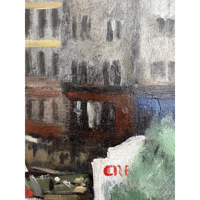 André Julien Prina, Maisons de Genève, 1962, Oil on Canvas, Framed For Sale - Image 8 of 17