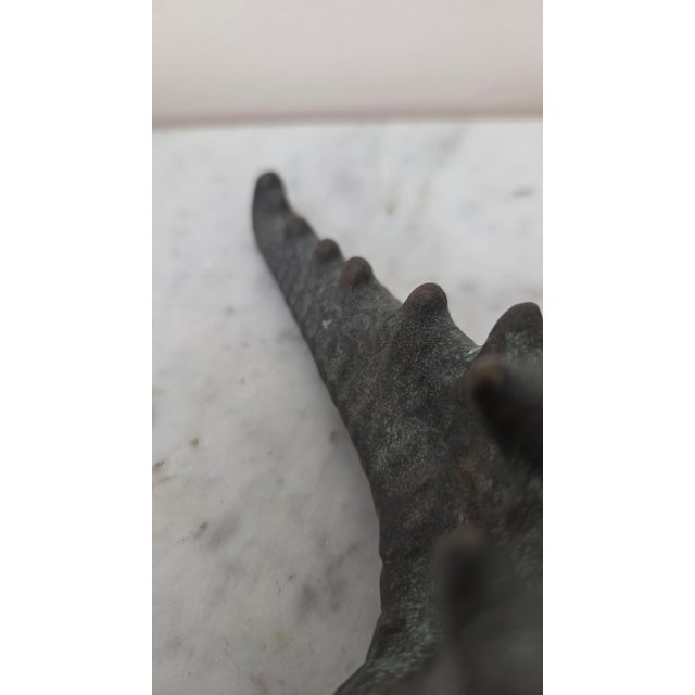 Late 20th Century Maitland-Smith Verdigris-Finish Starfish Sculpture For Sale - Image 9 of 16