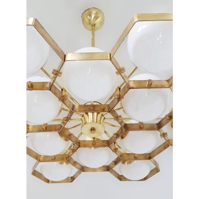 21st Century Honeycomb Chandelier by Fabio LTD For Sale - Image 6 of 10