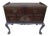 1960s Wood Credenza Buffet Server French Sideboard Bar Console Chippendale Ethan Allen For Sale