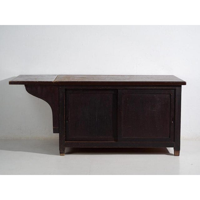 Wood Japanese Worktable in Wood For Sale - Image 7 of 13