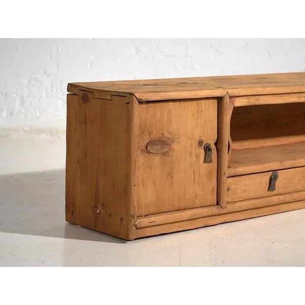 Rustic Small Antique Sideboard, 1900s For Sale - Image 3 of 15