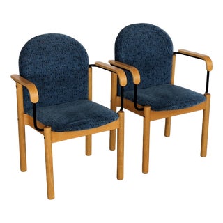 Set of Vintage Armchair from Kinnarps, Sweden, 1980s For Sale