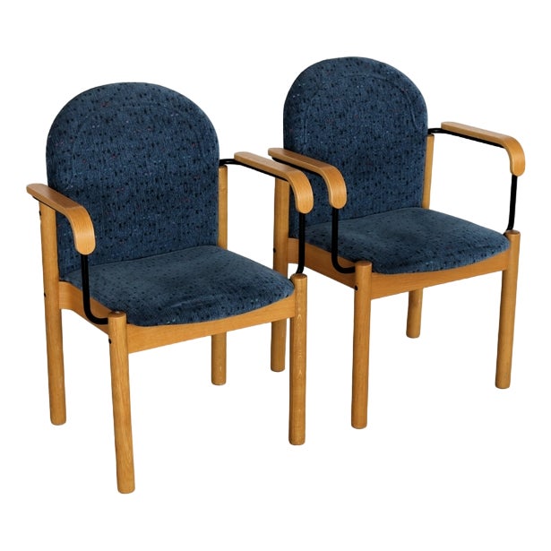 Set of Vintage Armchair from Kinnarps, Sweden, 1980s For Sale