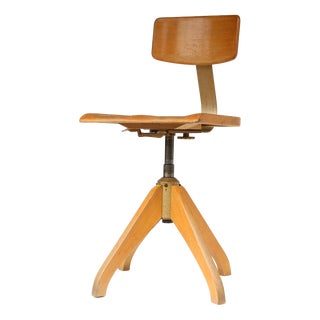 Vintage Industrial Workshop Chair by Ama Elastik, 1950s For Sale
