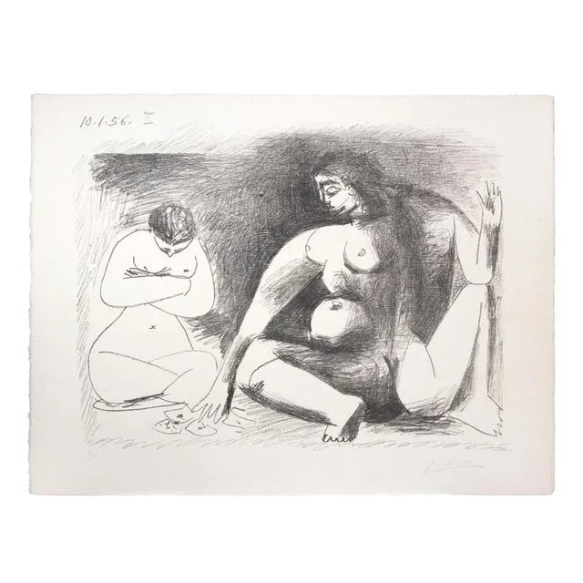 Realized by Picasso in 1956. Lithograph on Arches Paper. Hand Signed and numbered. Edition of 19/50. Ref. Bloch n.790....