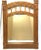 Large Architectural Bamboo Mirror For Sale In Tampa - Image 6 of 8