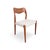 Chairs Model 71 in Bouclé by Niels Otto Møller for J.L. Mollers 1960, Set of 5 For Sale - Image 6 of 11
