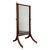 20th Century English Edwardian Inlaid Mahogany Cheval Mirror, 1890s For Sale - Image 6 of 12