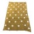 Vintage African Large Mustard & White Mud Cloth Textile Mali 66" by 43" For Sale