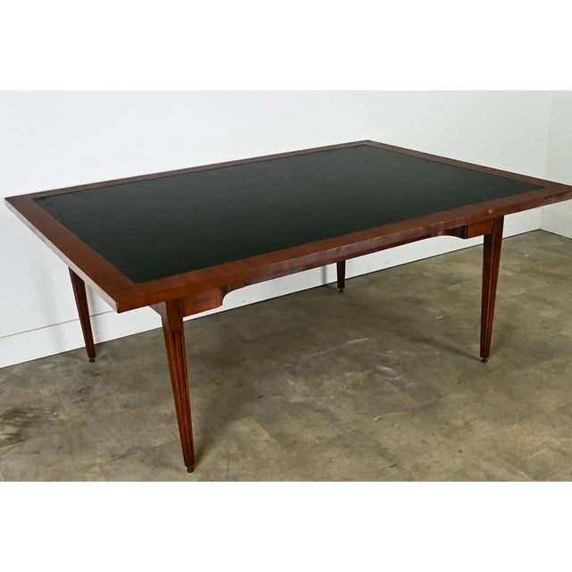 Wood French 18th Century Mahogany Frame Conference Table For Sale - Image 7 of 12